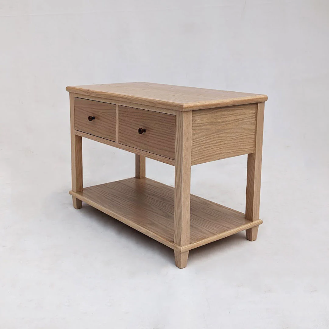 BLEACHED OAK NIGHTSTANDS - Image 3